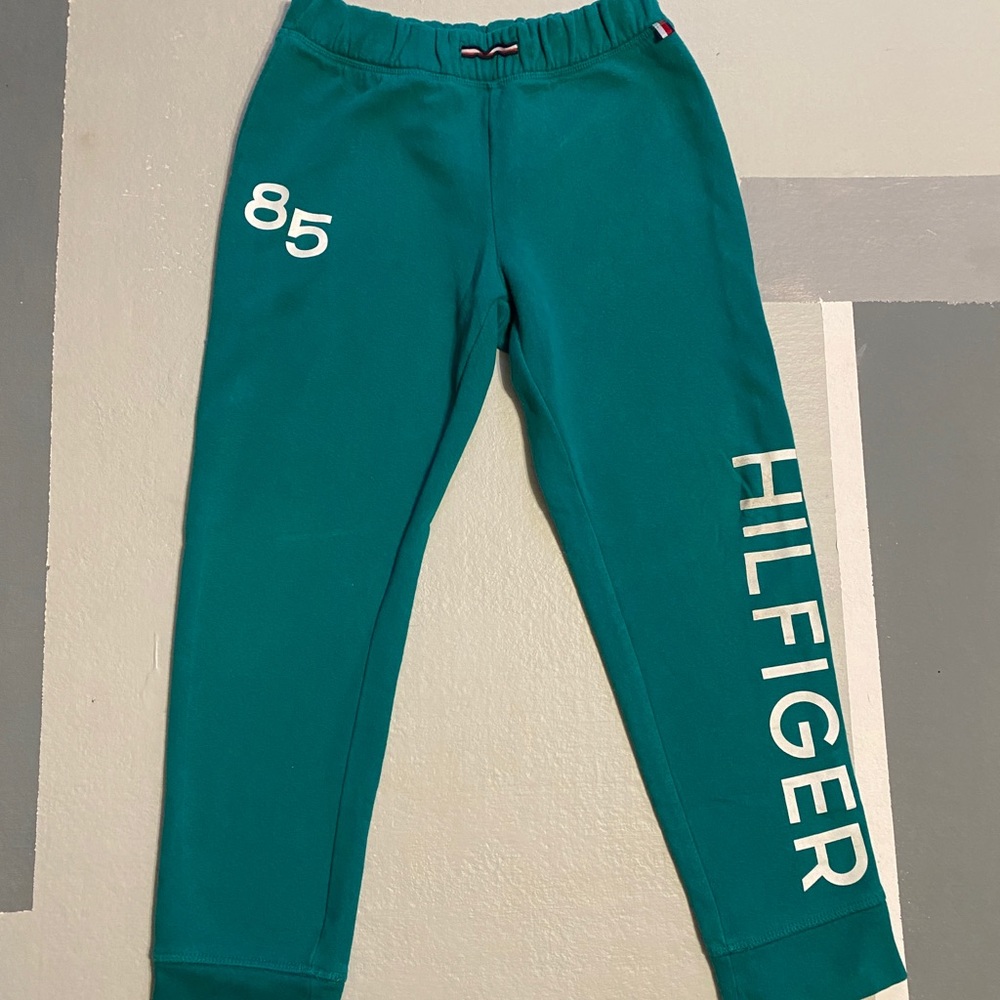 Little Girls Tommy Hilfiger Green Sweatpants